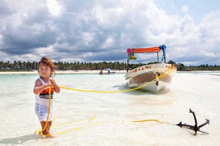 vodjenje dece na Zanzibar